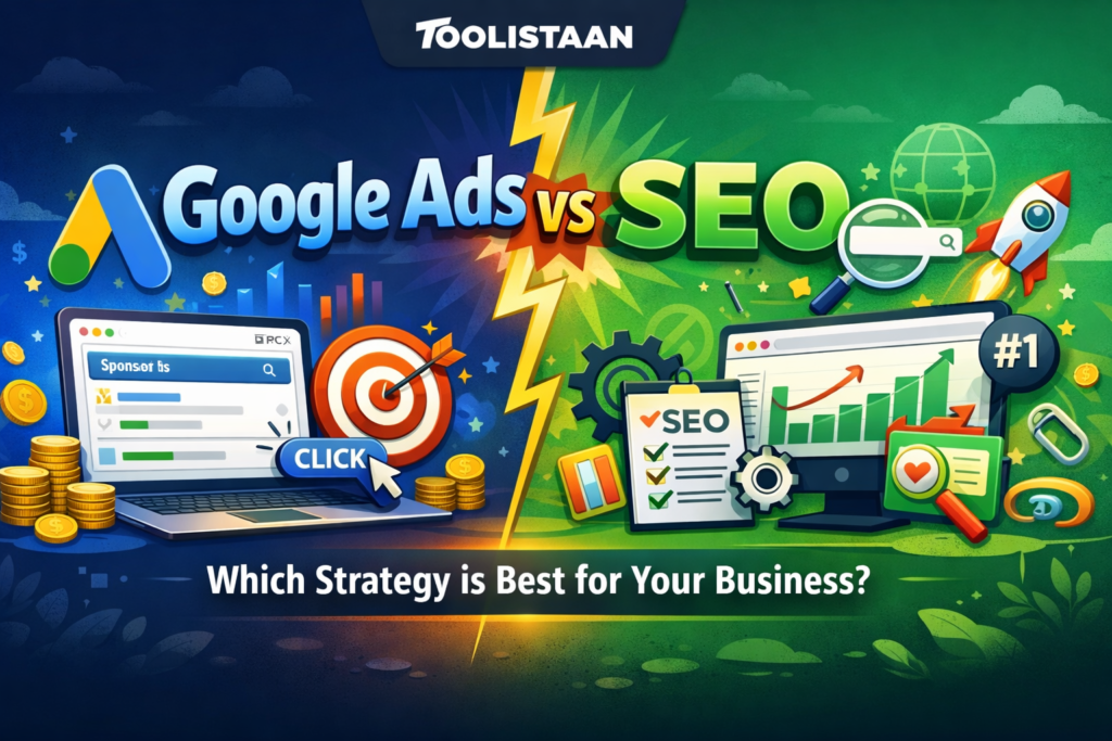 Google Ads vs SEO comparison