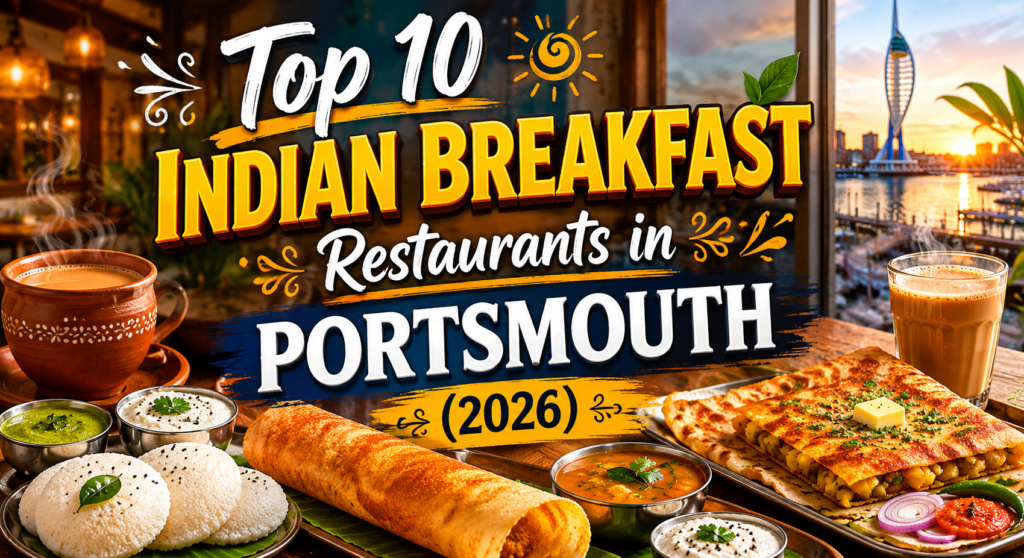 Indian breakfast restaurants in Portsmouth